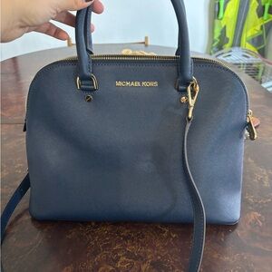 Michael Kors Dark Blue satchel